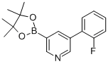 3-(2-氟苯基)-5-(4,4,5,5-四甲基-1,3,2-二噁硼烷-2-基)-吡啶結(jié)構(gòu)式_1105663-86-2結(jié)構(gòu)式