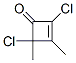 2-Cyclobuten-1-one, 2,4-dichloro-3,4-dimethyl- Structure,110655-89-5Structure