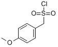 (4-Methoxyphenyl)methanesulfonyl chloride Structure,110661-59-1Structure