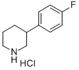 3-(4-Fluorophenyl)piperidine hydrochloride Structure,1106940-94-6Structure