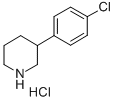 3-(4-Chlorophenyl)piperidine hydrochloride Structure,1106941-01-8Structure