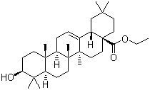 齊墩果酸乙酯結構式_110700-49-7結構式