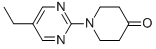 1-(5-Ethyl-pyrimidin-2-yl)-piperidin-4-one Structure,1108164-33-5Structure