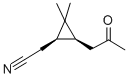 (1R,3S)-2,2-Dimethyl-3-(2-oxopropyl)-cyclopropaneacetonitrile Structure,110847-02-4Structure