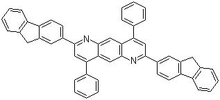 2,6-Bis(2-fluorenyl)-4,8-diphenylanthrazoline Structure,1110276-72-6Structure