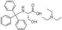 Triethylamine(s)-3-hydroxy-2-(tritylamino)propanoate Structure,111061-44-0Structure