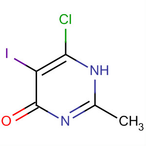 6-Chloro-5-iodo-2-methylpyrimidin-4-ol Structure,111079-42-6Structure