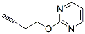 Pyrimidine, 2-(3-butynyloxy)- (9ci) Structure,111097-47-3Structure