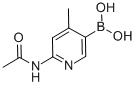 6-Acetamido-4-methylpyridine-3-boronic acid Structure,1111637-72-9Structure