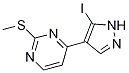 4-(5-Iodo-1h-pyrazol-4-yl)-2-(methylthio)pyrimidine Structure,1111637-86-5Structure