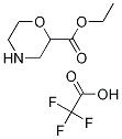 嗎啉-2-羧酸三氟乙酸乙酯結構式_1111640-52-8結構式