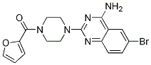 (4-(4-Amino-6-bromoquinazolin-2-yl)piperazin-1-yl)(furan-2-yl)methanone Structure,111218-69-0Structure