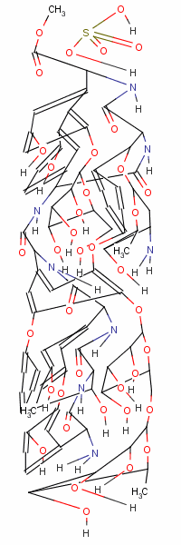 瑞斯托霉素硫酸鹽結(jié)構(gòu)式_11140-99-1結(jié)構(gòu)式