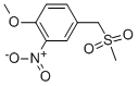 1-Methoxy-4-[(methylsulfonyl)methyl]-2-nitrobenzene Structure,1116240-33-5Structure