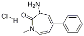 3-Amino-1-methyl-5-phenyl-1h-azepin-2(3h)-one hydrochloride Structure,1116395-27-7Structure