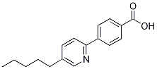 4-(5-Pentyl-2-pyridinyl)benzoic acid Structure,111647-49-5Structure