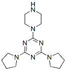 2-Piperazin-1-yl-4,6-dipyrrolidin-1-yl-1,3,5-triazine Structure,111668-00-9Structure