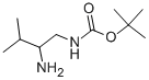 (2-Amino-3-methylbutyl)carbamic acid tert-butyl ester Structure,1117693-61-4Structure