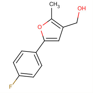 [5-(4-Fluorophenyl)-2-methyl-furan-3-yl]methanol Structure,111787-93-0Structure