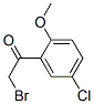 2-Bromo-1-(5-chloro-2-methoxy-phenyl)-ethanone Structure,111841-05-5Structure