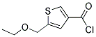 3-Thiophenecarbonyl chloride, 5-(ethoxymethyl)-(9ci) Structure,111859-83-7Structure