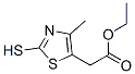 2-巰基-4-甲基-5-噻唑甲酸乙酯結(jié)構(gòu)式_111874-19-2結(jié)構(gòu)式