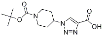 1-(1-(Tert-butoxycarbonyl)piperidin-4-yl)-1h-1,2,3-triazole-4-carboxylic acid Structure,1119452-31-1Structure