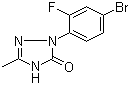 2-(4-Bromo-2-fluorophenyl)-1,2-dihydro-5-methyl-3h-1,2,4-triazol-3-one Structure,111992-09-7Structure