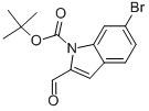 1H-Indole-1-carboxylic acid, 6-bromo-2-formyl-, 1,1-dimethylethyl ester Structure,1120214-82-5Structure