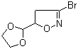 3-Bromo-5-(1,3-dioxolan-2-yl)-4,5-dihydro-isoxazole Structure,1120215-07-7Structure