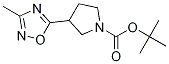 3-(3-Methyl-1,2,4-oxadiazol-5-yl)-1-pyrrolidinecarboxylic acid1,1-dimethylethylester Structure,1121057-53-1Structure