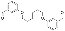 3,3-(1,6-Hexanediyldioxy)bisbenzaldehyde Structure,112116-24-2Structure