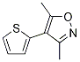 3,5-Dimethyl-4-(thiophen-2-yl)isoxazole Structure,1121529-18-7Structure