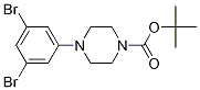 1-(4-Boc-piperazino)-3,5-dibromobenzene Structure,1121596-44-8Structure