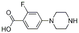 2-Fluoro-4-(1-piperazinyl)benzoic acid Structure,1121613-69-1Structure