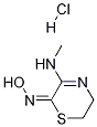 5,6-Dihydro-3-(methylamino)-2h-1,4-thiazin-2-one oxime hydrochloride Structure,112233-23-5Structure