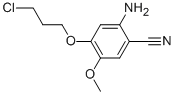 2-Amino-4-(3-chloropropoxy)-5-methoxybenzonitrile Structure,1122661-16-8Structure