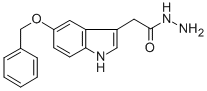 (5-Benzyloxy-1h-indol-3-yl)-acetic acid hydrazide Structure,112273-39-9Structure