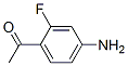 Ethanone, 1-(4-amino-2-fluorophenyl)- Structure,112279-56-8Structure