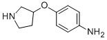 4-(Pyrrolidin-3-yloxy)-phenylamine Structure,1123169-08-3Structure