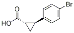 (1S,2s)-2-(4-溴苯基)環(huán)丙烷羧酸結(jié)構(gòu)式_1123620-89-2結(jié)構(gòu)式