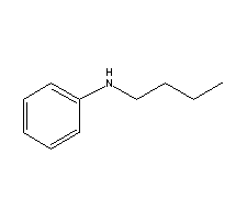 N-丁基苯胺結(jié)構(gòu)式_1126-78-9結(jié)構(gòu)式