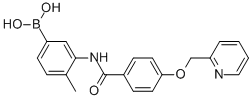 4-Methyl-3-(4-(pyridin-2-ylmethoxy)benzamido)phenylboronic acid Structure,1126369-28-5Structure