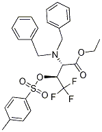 (2S,3S)-2-(二芐基氨基)-4,4,4-三氟-3-(甲苯磺酰氧基)丁酸乙酯結(jié)構(gòu)式_1126530-80-0結(jié)構(gòu)式