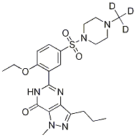 西地那非-D3結(jié)構(gòu)式_1126745-90-1結(jié)構(gòu)式