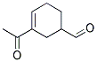 3-Cyclohexene-1-carboxaldehyde, 3-acetyl-(9ci) Structure,112698-16-5Structure