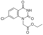 7-Chloro-3,4-dihydro-2,4-dioxo-1(2h)-quinazolineaceticacidethylester Structure,112733-45-6Structure