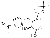 (2S,3r)-3-(boc-氨基)-2-羥基-4-(4-硝基苯基)丁酸結(jié)構(gòu)式_112898-24-5結(jié)構(gòu)式