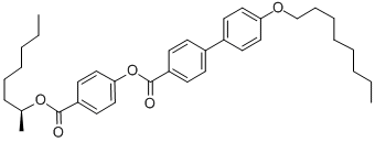 (S)-4-[(1-methylheptyloxy)carbonyl]phenyl 4′-octyloxy-4-biphenylcarboxylate Structure,112901-67-4Structure