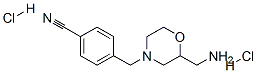 4-(2-Aminomethyl-morpholin-4-ylmethyl)-benzonitrile dihydrochloride Structure,112914-10-0Structure